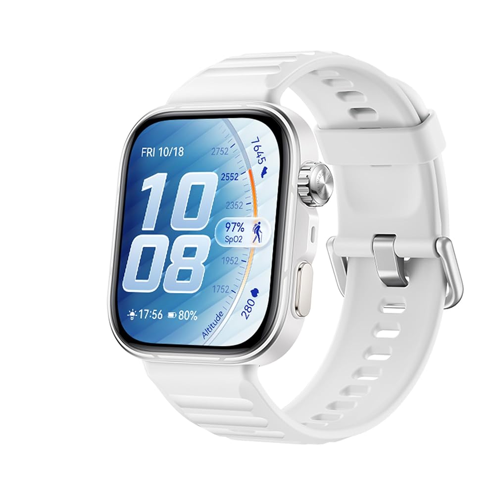 ファーウェイ HUAWEI WATCH FIT 5 Pro スマートウォッチ 1.92インチAMOLED GPS内蔵 心電図 サファイアガラス ホワイト NKI-B29