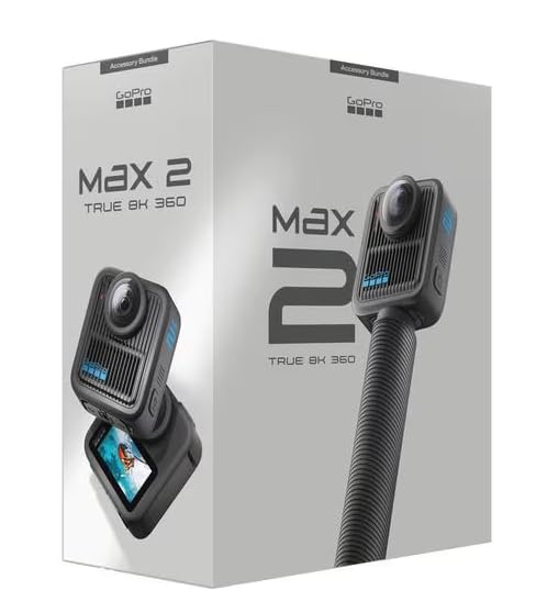 GoPro ゴープロ MAX2 アクセサリーセット CHDFZ-311-FW 360度アクションカメラ 8K360度ビデオ 1.2m延長ポール Enduroバッテリー2個 64GB microSDXC付