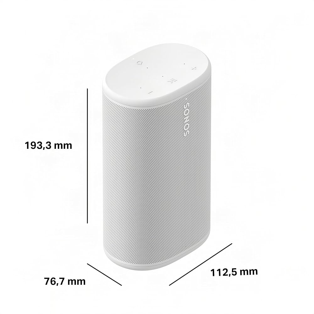 Sonos Play | ポータブルスマートスピーカー Wi-Fi Bluetooth IP67防水防塵 最長24時間バッテリー ホワイト 画像3