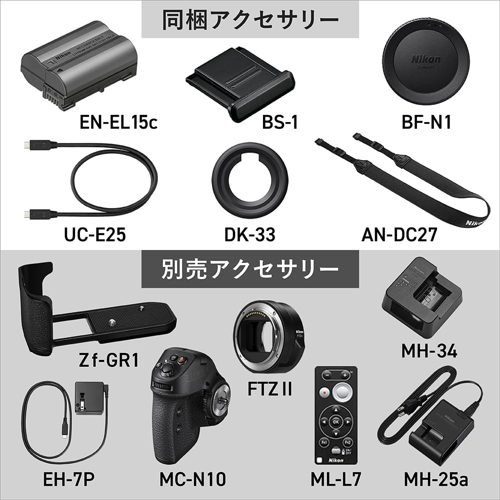 Nikon Z f LK40(SE) ミラーレス一眼 Zf 40mm単焦点レンズキット フルサイズ ニコン ブラック 画像5
