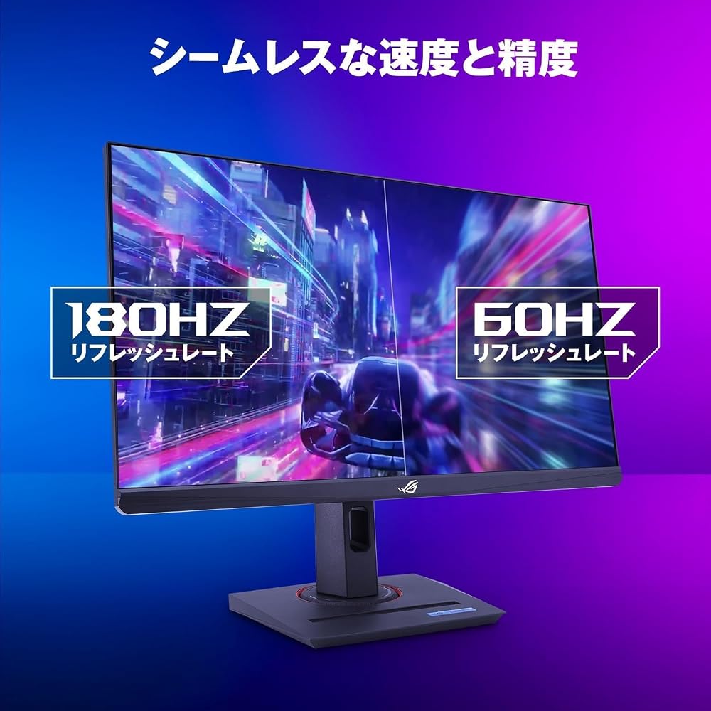 ASUS ゲーミングモニター ROG Strix 24.5インチ フルHD Fast IPS 180Hz 1ms HDR USB Type-C XG259CS-J