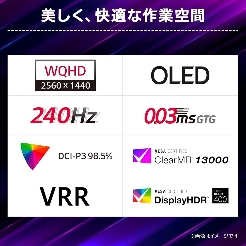 LG 有機EL ゲーミングモニター UltraGear OLED 31.5インチ 4K 165Hz 0.03ms HDMI 2.1 DisplayHDR True Black 400 32GX850A-B