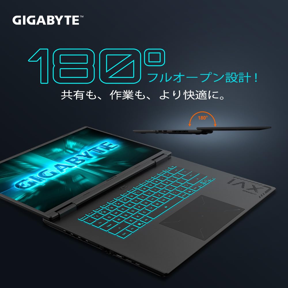 GIGABYTE ゲーミングノートPC GAMING A18 18インチ RTX 5070 Ryzen 7 260 16GB SSD1TB 165Hz WQXGA 3WHK3JPC94JH
