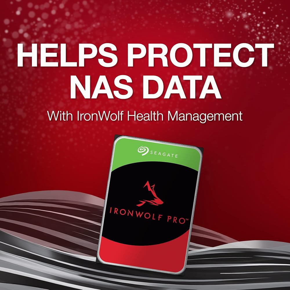 Seagate シーゲイト IronWolf Pro 8TB NAS用 3.5インチ 内蔵HDD CMR SATA 6Gb/s 7200rpm キャッシュ256MB ST8000NT001