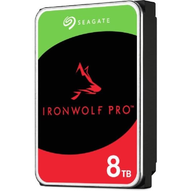 Seagate シーゲイト IronWolf Pro 8TB NAS用 3.5インチ 内蔵HDD CMR SATA 6Gb/s 7200rpm キャッシュ256MB ST8000NT001