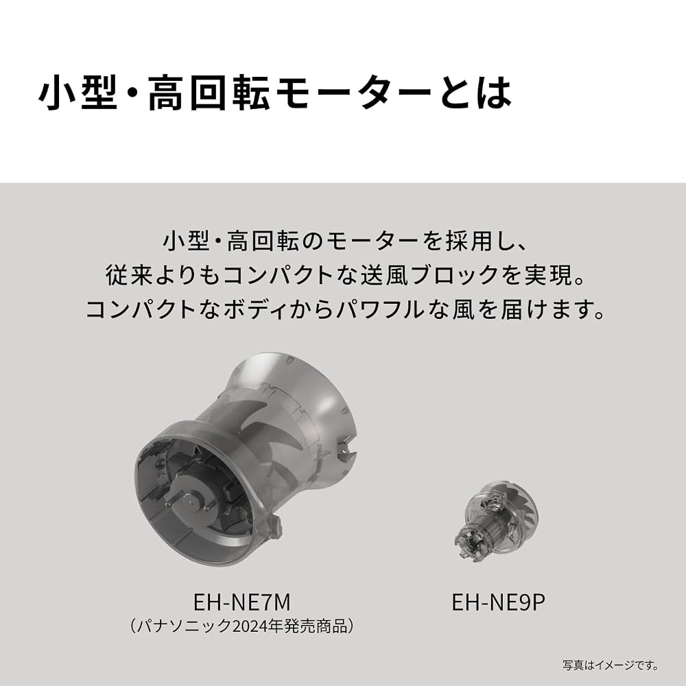 パナソニック ヘアドライヤー イオニティ コンパクト 軽量 大風量 速乾 マイナスイオン グラスグリーン EH-NE9P-G