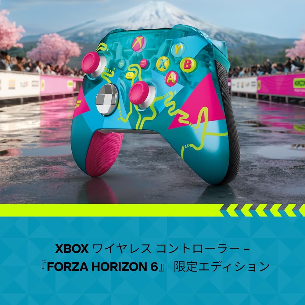 マイクロソフト Xbox ワイヤレス コントローラー Forza Horizon 6 限定エディション Bluetooth対応 EP2-42280
