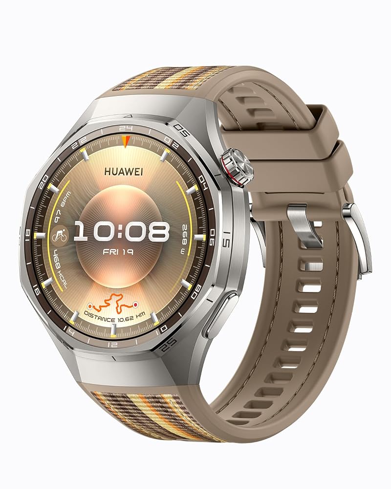 ファーウェイ スマートウォッチ HUAWEI WATCH GT 6 Pro 46mm ブラウン GPS 心電図 21日間バッテリー Atum-B29W