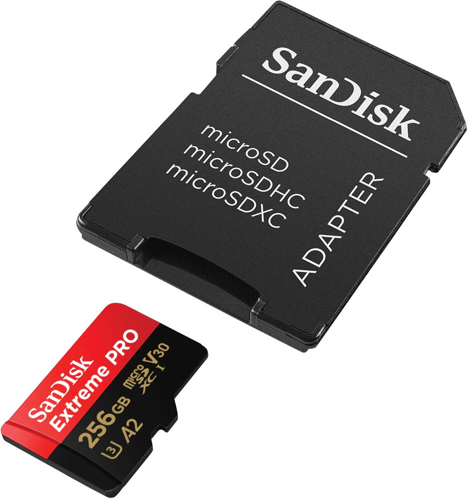 サンディスク microSDXCカード 256GB Extreme PRO UHS-I U3 V30 A2 読込200MB/s SDアダプター付 SDSQXCD-256G-GN6MA