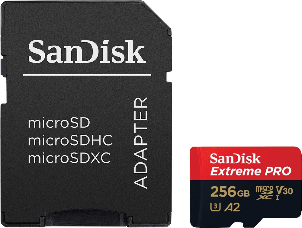 サンディスク microSDXCカード 256GB Extreme PRO UHS-I U3 V30 A2 読込200MB/s SDアダプター付 SDSQXCD-256G-GN6MA