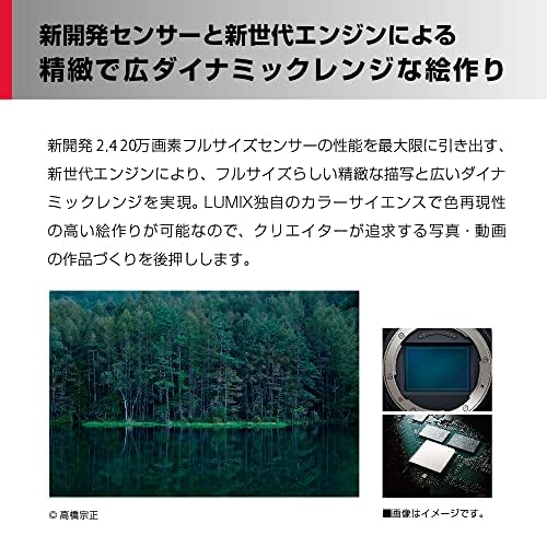 パナソニック ミラーレス一眼 LUMIX S5II 高倍率ズームレンズキット 28-200mm フルサイズ ブラック DC-S5M2H