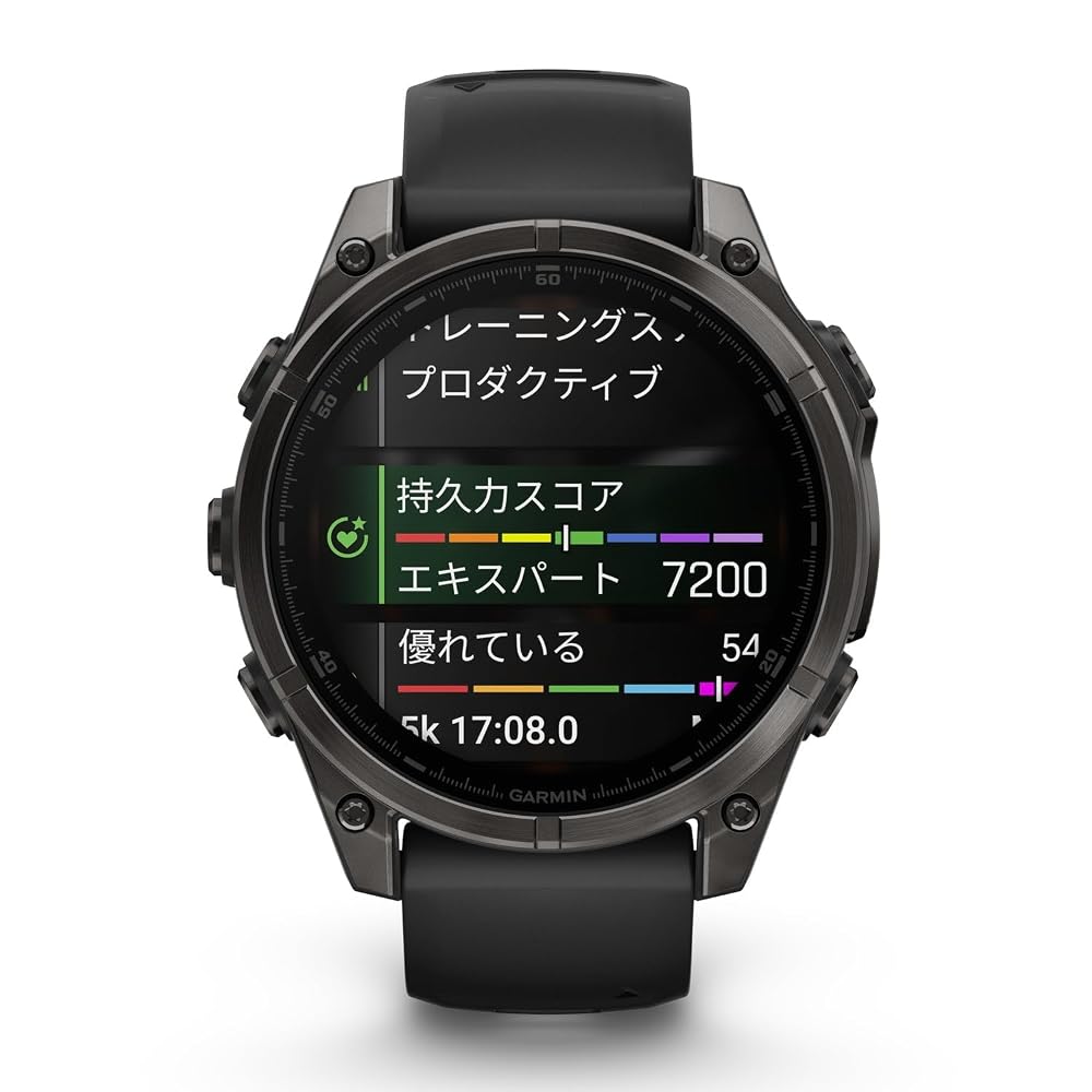 ガーミン GARMIN スマートウォッチ fenix 8 AMOLED 47mm Sapphire Ti Carbon Gray DLC/Black 010-02904-27