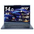 エイサー Acer ノートパソコン Swift Go 14 AI 14インチ OLED Core Ultra 7 258V メモリ32GB SSD1TB スチームブルー SFG14-75-A73Z