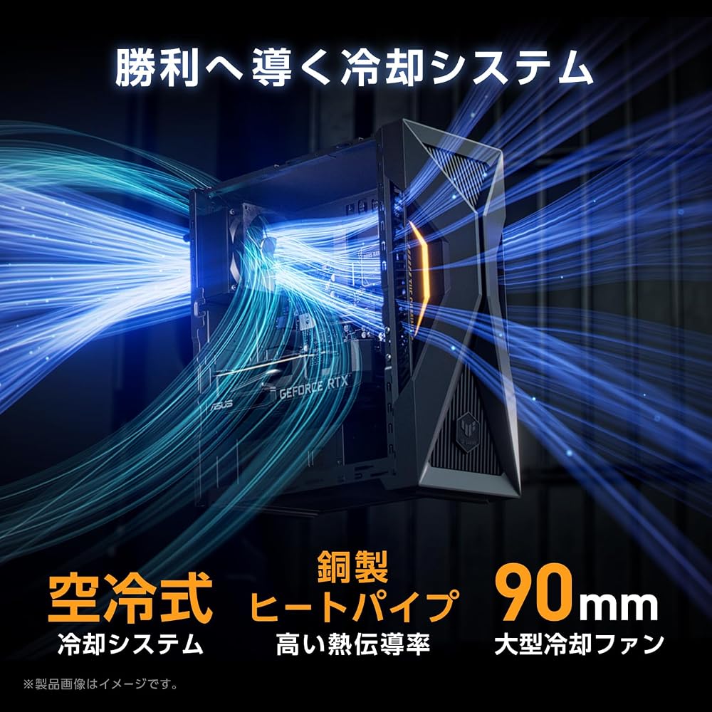 ASUS ゲーミングデスクトップPC TUF Gaming T500 Ryzen 5 220 RTX 3050 メモリ16GB SSD512GB TM500MH-R516G5123050