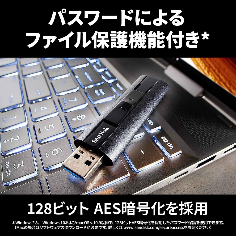 サンディスク SanDisk 外付けSSD 1TB ポータブルSSD スライド式 USB3.2 Gen1 メタル筐体 SDSSDE20-1T00-GH25