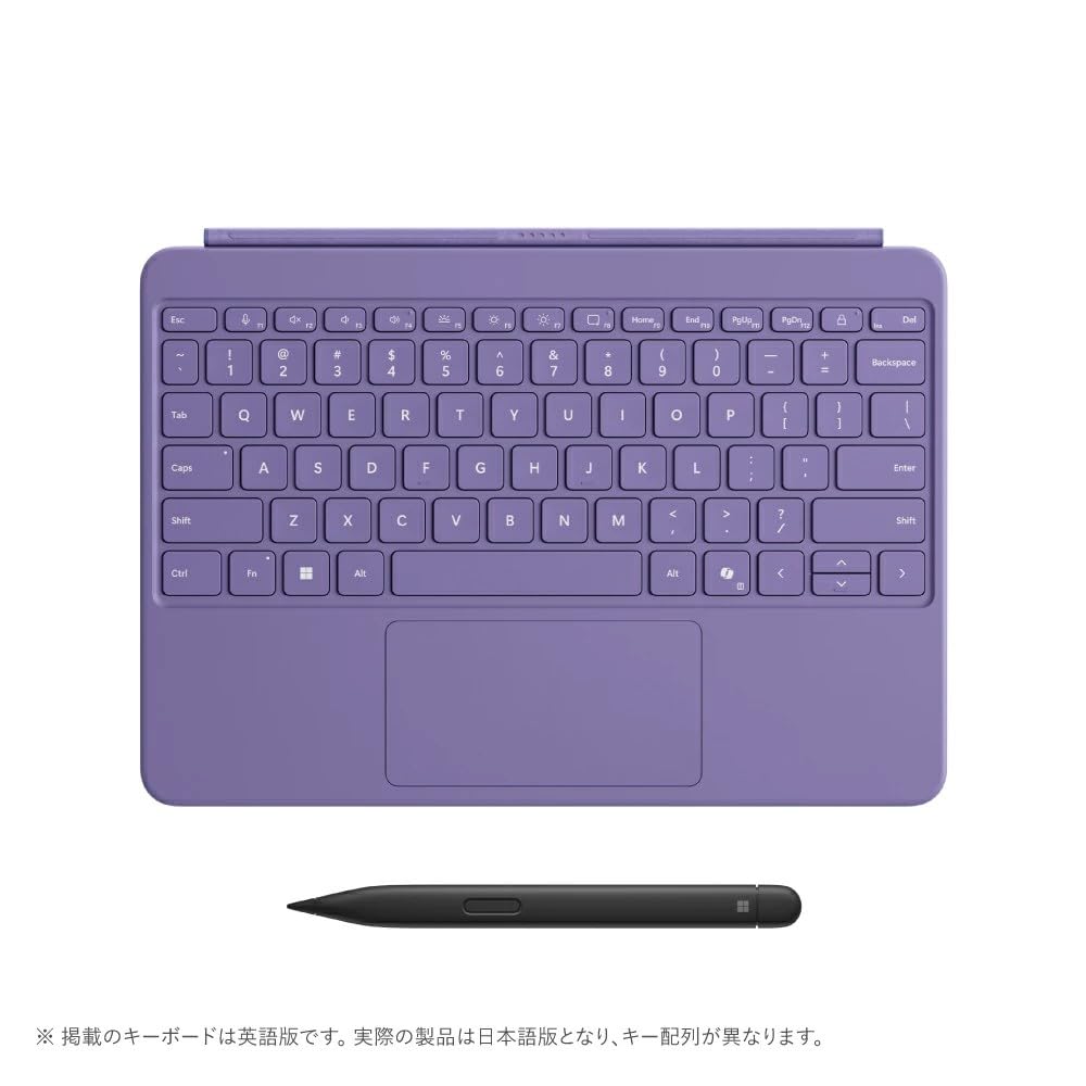マイクロソフト 2in1 PC Surface Pro 12インチ Snapdragon X Plus 16GB 512GB バイオレット キーボード付 EP2-41607