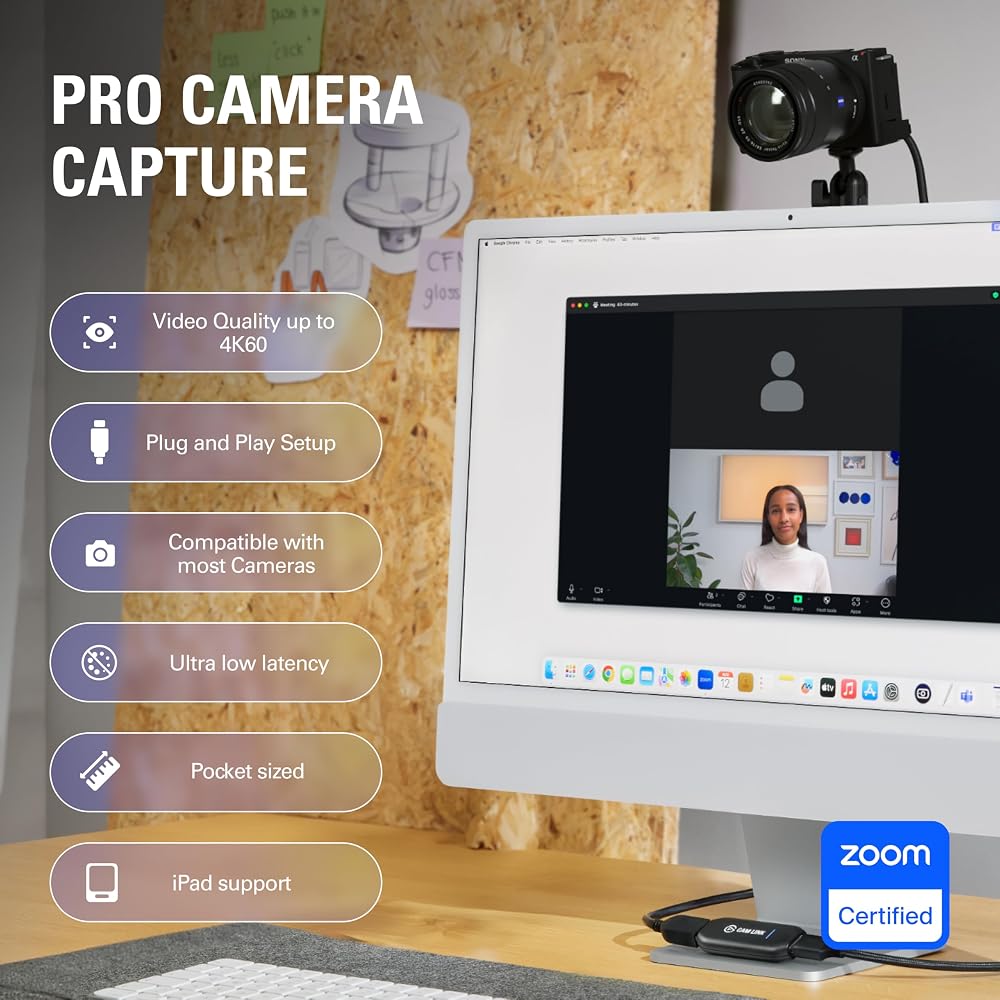 Elgato エルガト HDMIキャプチャーボード Cam Link 4K 録画・配信用 USB3.0 10GAM9901