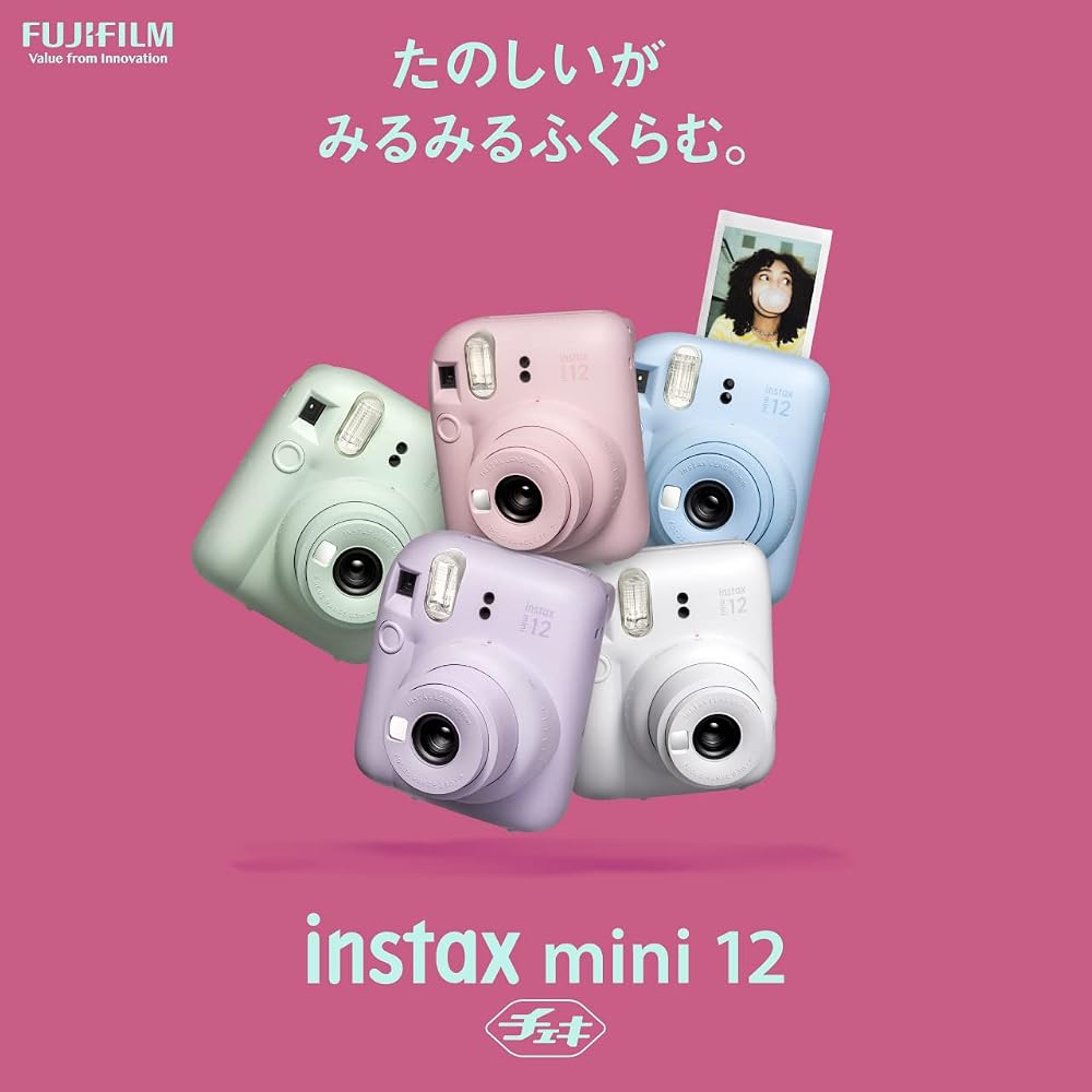 富士フイルム チェキ インスタントカメラ instax mini 12 パステルブルー INS MINI 12 BLUE