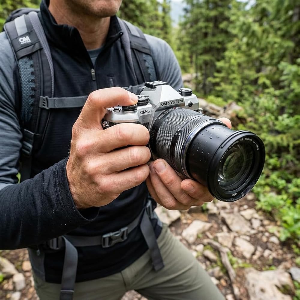 OM SYSTEM ミラーレス一眼カメラ OM-5 Mark II 14-150mm II レンズキット シルバー IP53 V210072SW000