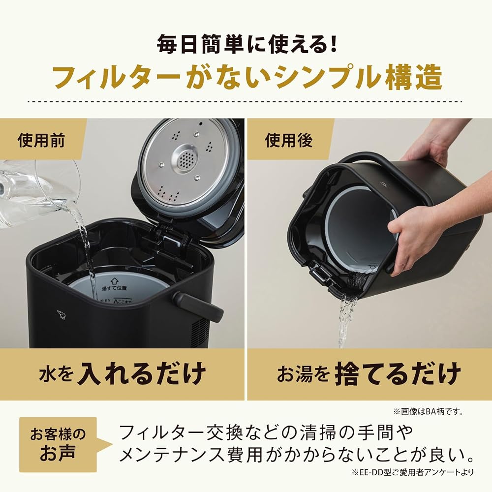 象印マホービン スチーム式加湿器 STAN. 4.0L ホワイト EE-FA50-WA