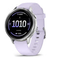 ガーミン GARMIN スマートウォッチ Venu 4 41mm Silver/Periwinkle AMOLED Suica対応 心電図 010-03013-31