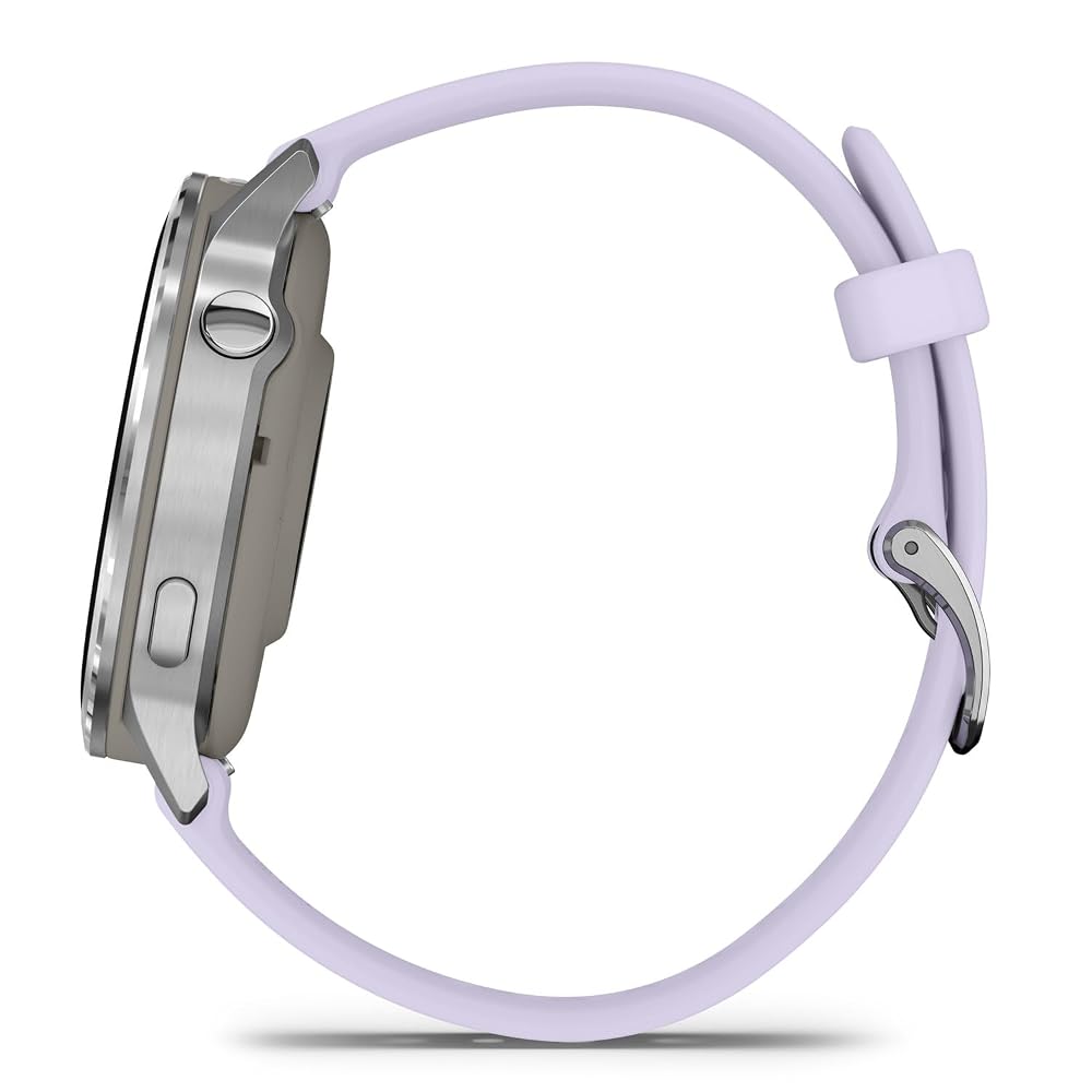 ガーミン GARMIN スマートウォッチ Venu 4 41mm Silver/Periwinkle AMOLED Suica対応 心電図 010-03013-31