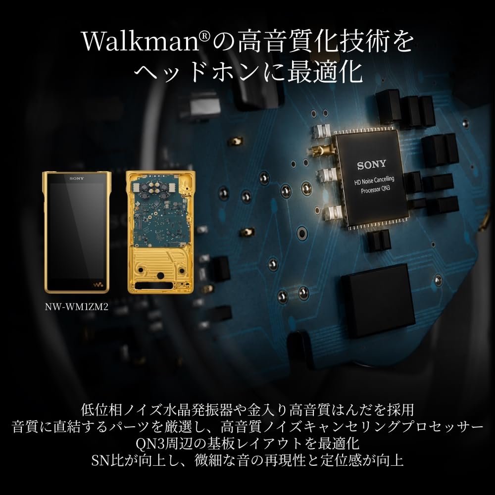 ソニー 1000X THE COLLEXION ワイヤレスヘッドホン ノイズキャンセリング QN3 最大32時間 ブラック WH-1000XX BZ