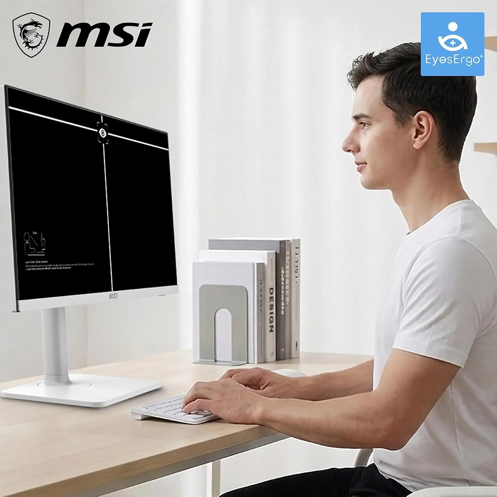 MSI ビジネスモニター PRO MAX 271PHW E14 27インチ フルHD IPS 144Hz USB-C 65W給電 KVM スピーカー搭載 ホワイト