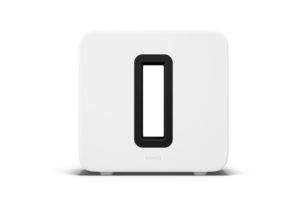 Sonos Sub 4 ソノス ワイヤレスサブウーファー Wi-Fi 重低音 ホームシアター ホワイト SUBG4JP1
