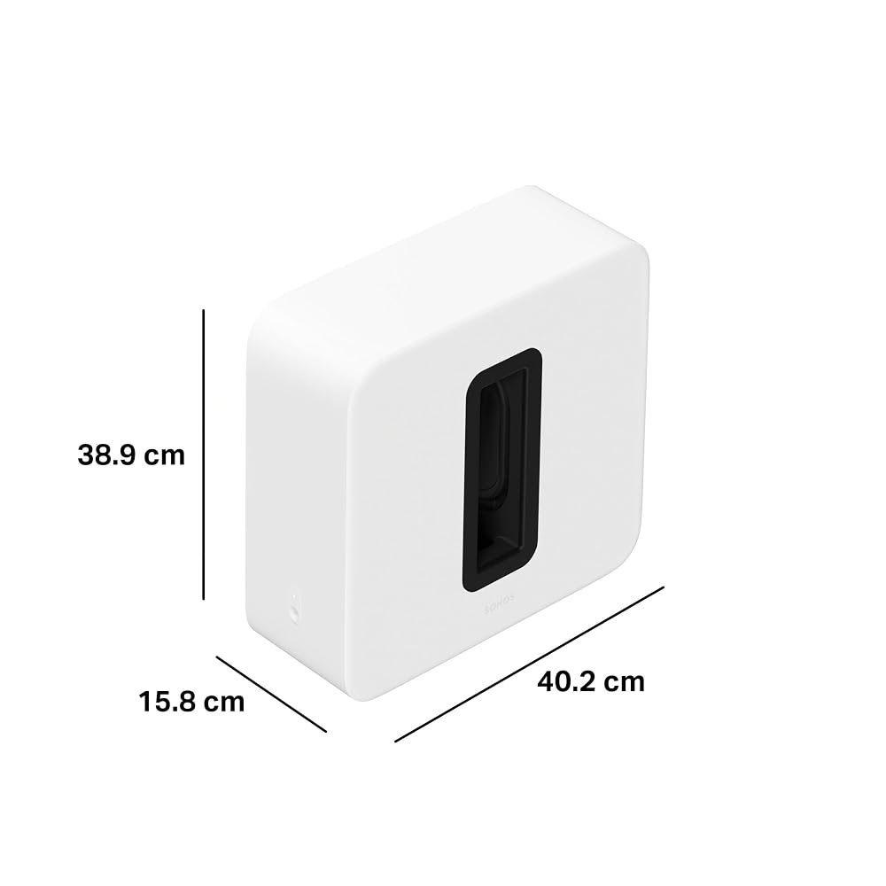 Sonos Sub 4 ソノス ワイヤレスサブウーファー Wi-Fi 重低音 ホームシアター ホワイト SUBG4JP1