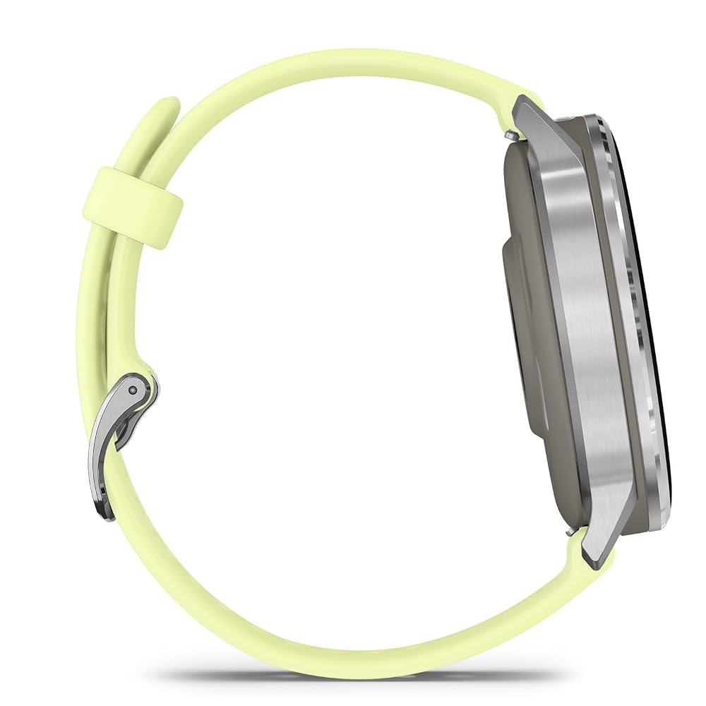 ガーミン GARMIN スマートウォッチ Venu 4 45mm Silver/Citron AMOLED Suica対応 心電図 010-03014-32