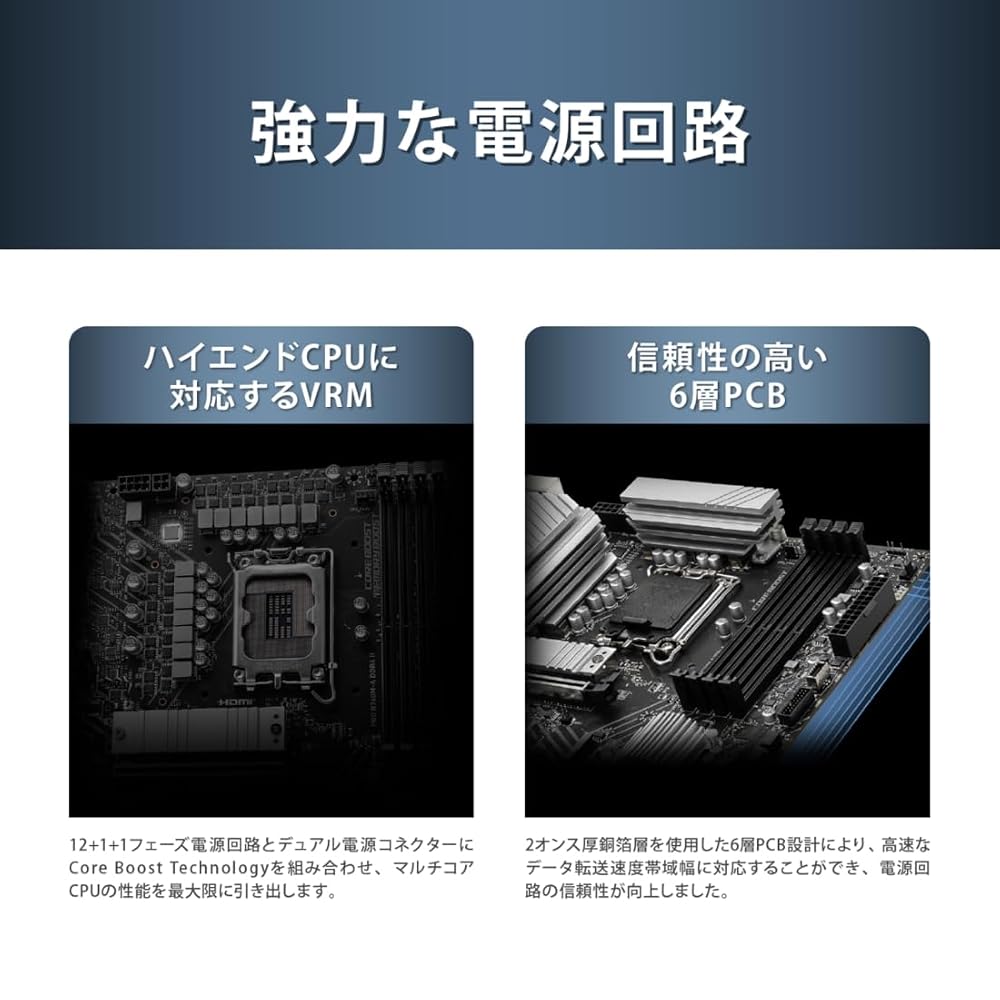 MSIマザーボード PRO B760M-A DDR4 II 第14/13/12世代Intel CPU(LGA1700) [B760 搭載] MB6318 画像3