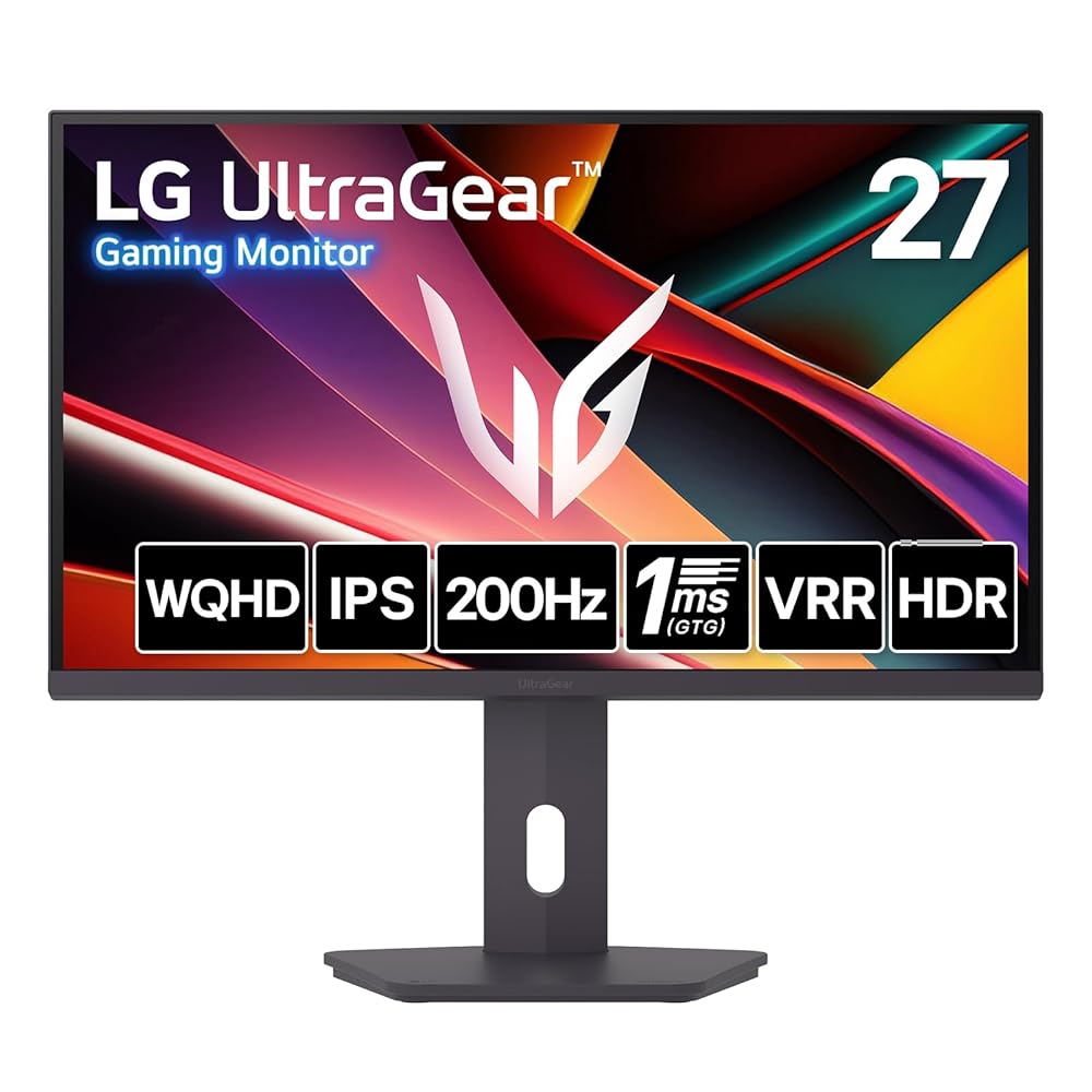 LG UltraGear 27G610A-B 27インチ ゲーミングモニター WQHD 200Hz IPS 1ms HDR400 sRGB 99%