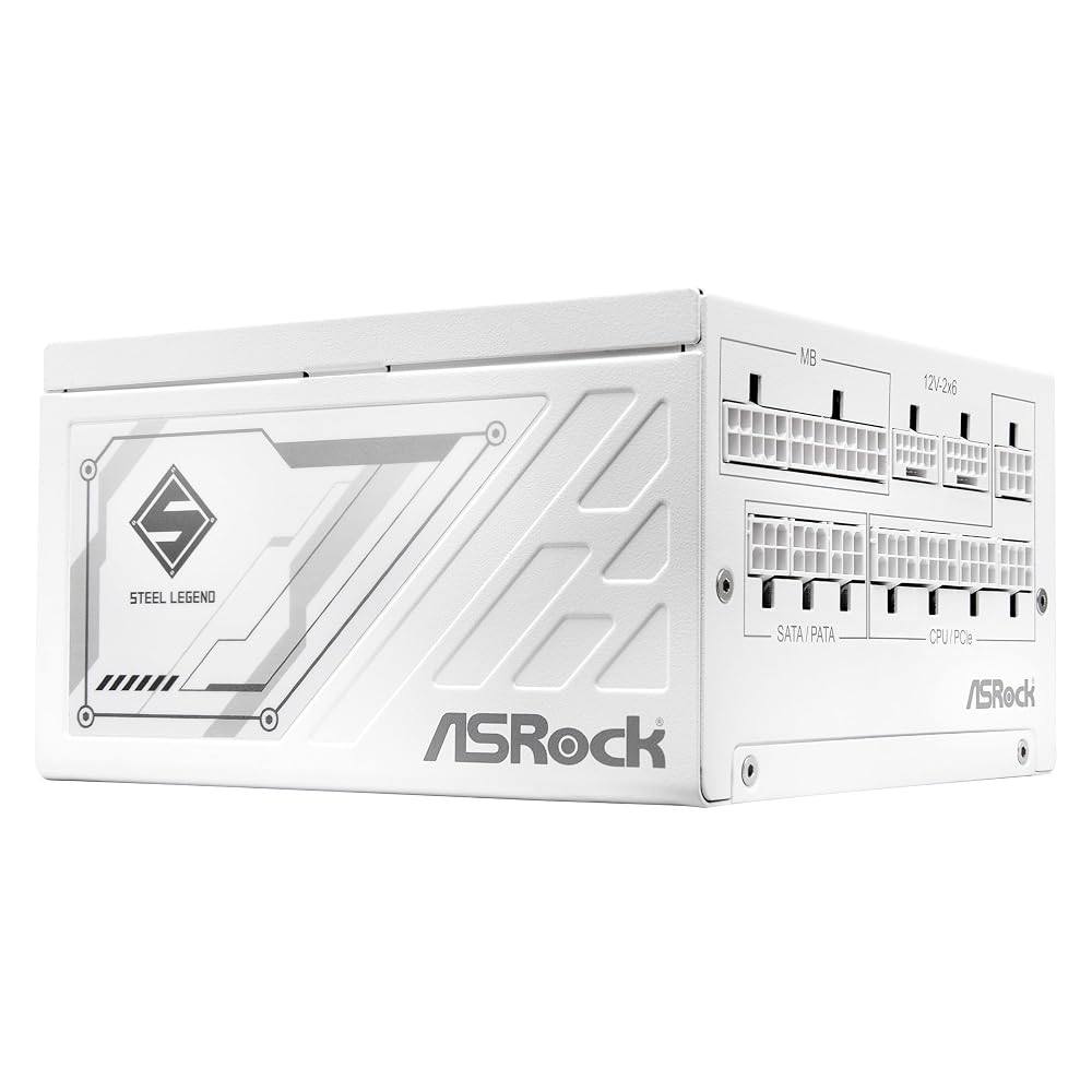 ASRock Steel Legend 次世代GPU対応PC電源ユニット1200WPCIe5.1対応80PLUS GOLDATX 3.1フルモジュラー 12V-2x6 ケーブル付属SL-1200GW 画像3