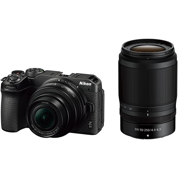 Nikon ニコン ミラーレス一眼 Z30 ダブルズームキット Zマウント APS-C 動画 Vlog 手振れ補正ブラック