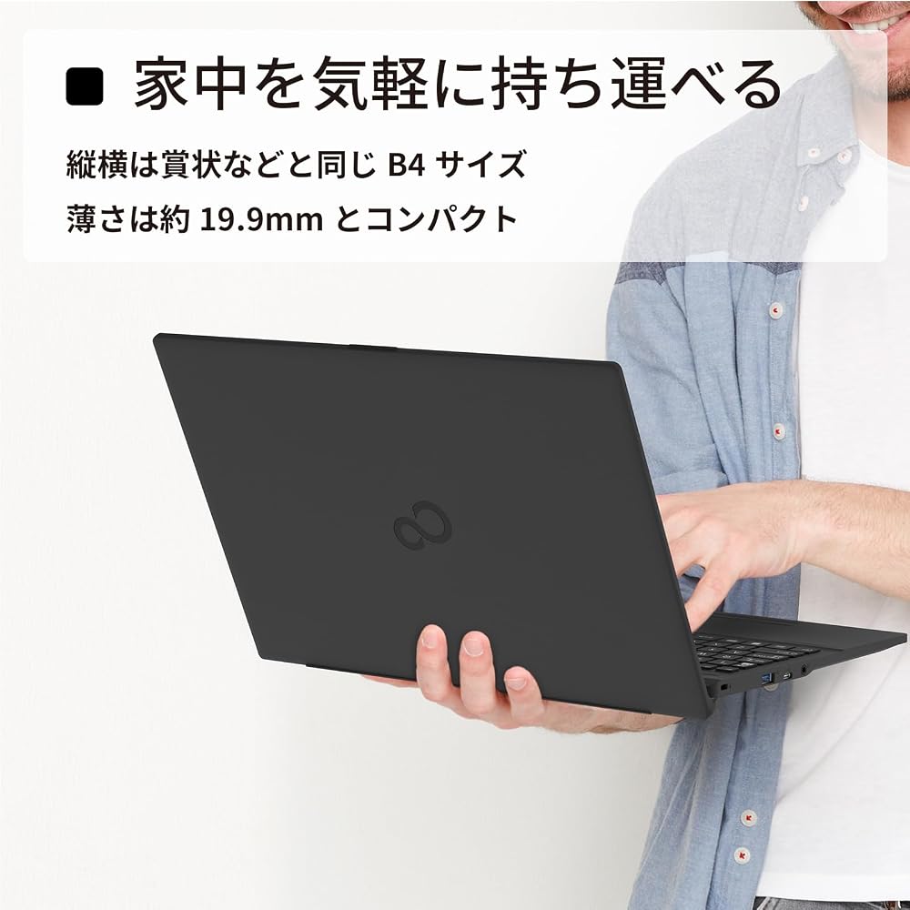 FMV ノートパソコン WE1-K3 (MS 365 Personal/Copilotキー搭載/Win 11/15.6型/Core i5/16GB/SSD 512GB) FMVWK3E155_AZ 画像2