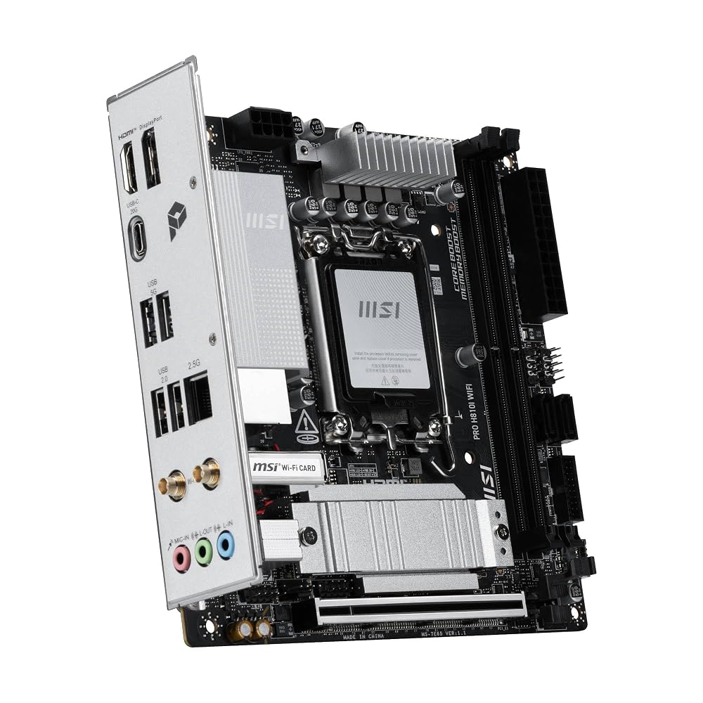 MSI PRO H810I WIFI Mini-ITXマザーボード MB6916 画像4
