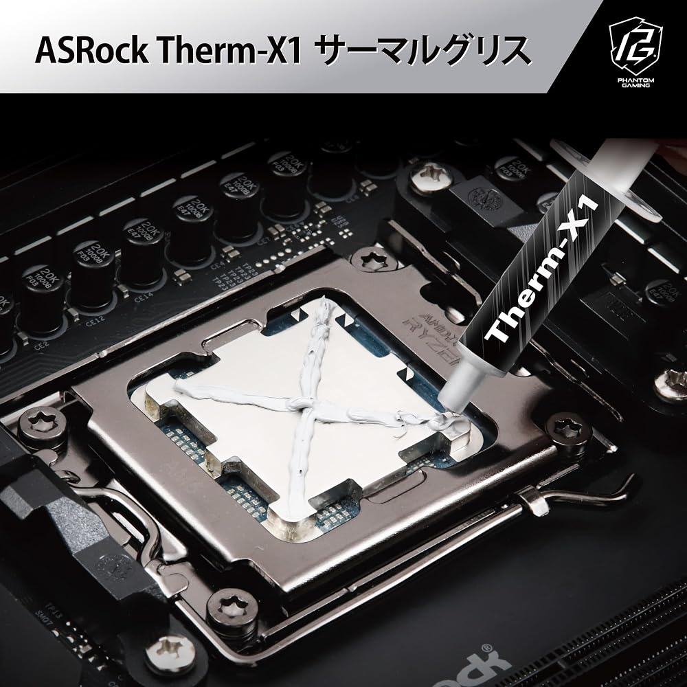 ASRock 水冷クーラー Phantom Gaming 360mm簡易水冷3.4インチLCDディスプレイ搭載 ARGBファン CPU温度表示対応 高耐久ポンプ LGA1700 AM5 対応 国内正規代理店品 画像6