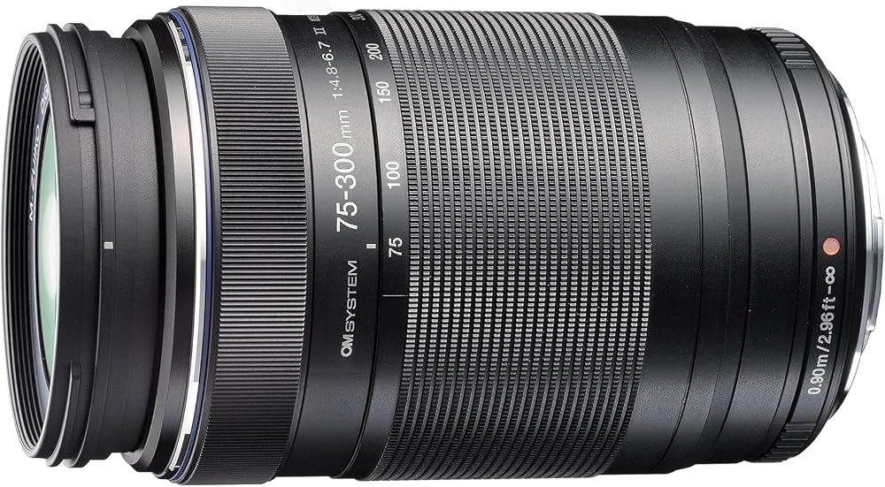 OM SYSTEM M.ZUIKO DIGITAL ED 75-300mm F4.8-6.7 II 超望遠ズームレンズ マイクロフォーサーズ 423g 軽量