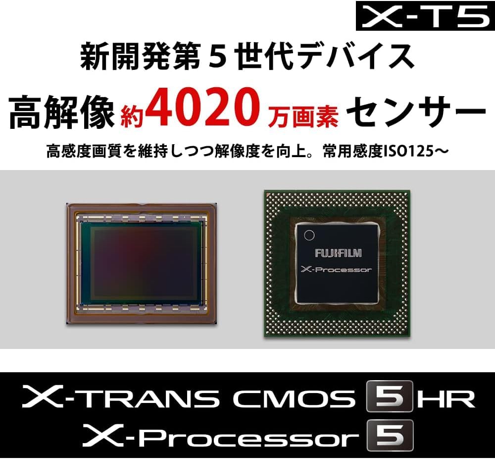 富士フイルム(FUJIFILM) ミラーレス一眼カメラ X-T5ボディ シルバー F X-T5-S JP 二言語対応 画像4