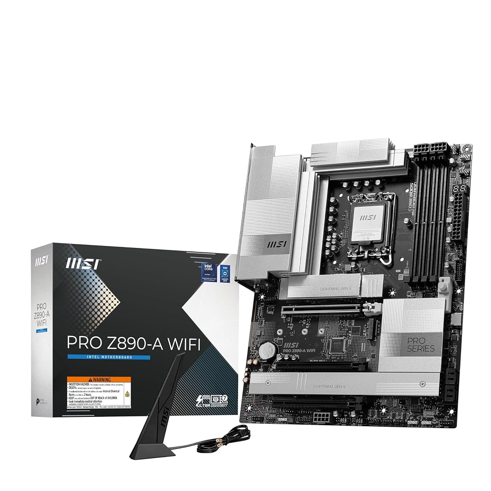 MSI PRO Z890-A WIFI Z890チップセット搭載 ATX マザーボード MB6586