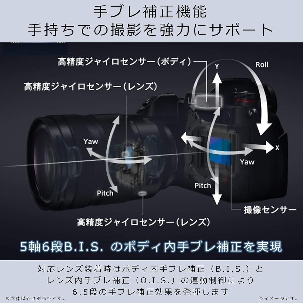 パナソニック(Panasonic) フルサイズ ミラーレス一眼カメラ ルミックス S1H ボディ 2420万画素 ブラック DC-S1H-K 画像5