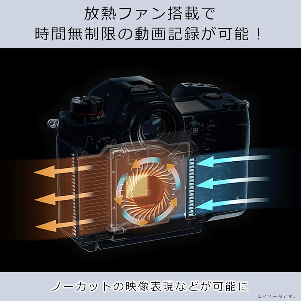 パナソニック(Panasonic) フルサイズ ミラーレス一眼カメラ ルミックス S1H ボディ 2420万画素 ブラック DC-S1H-K 画像4