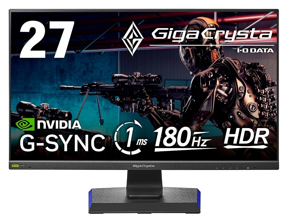 アイ・オー・データ機器 LCD-GD271JD 27型ワイド フルHD LCDモニター GigaCrysta ブラック