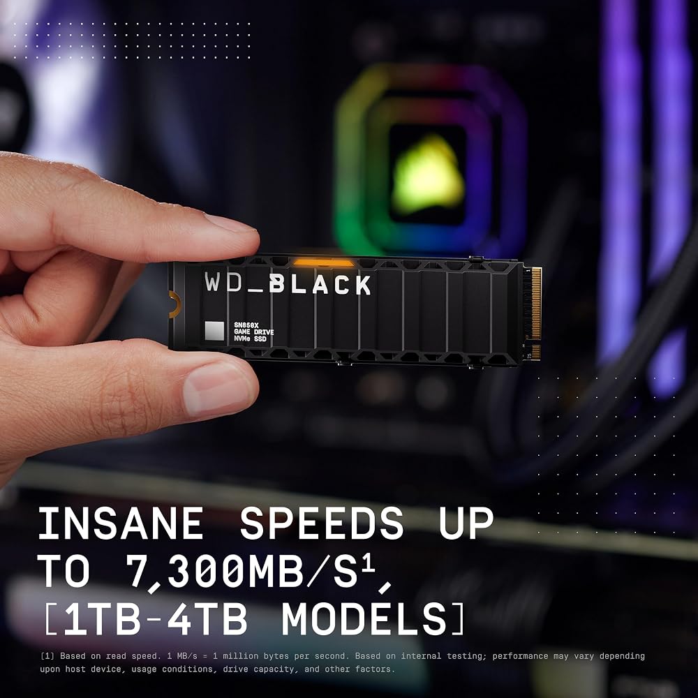 ◆WD_BLACK SN850X SSD M.2 NVM Express 1TB with Heatsink 画像4