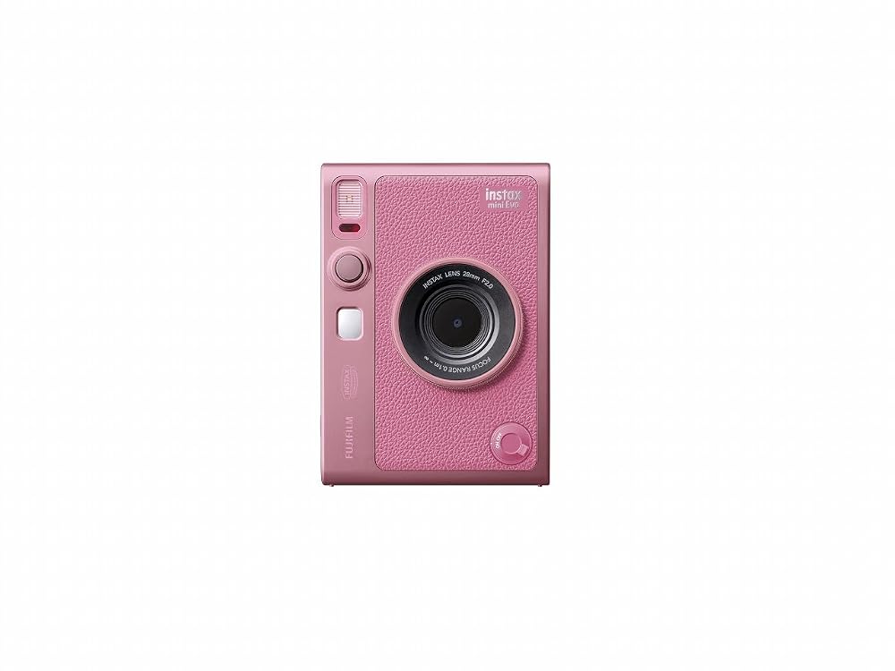 富士フイルム instax mini Evo PINK チェキ ハイブリッドカメラ