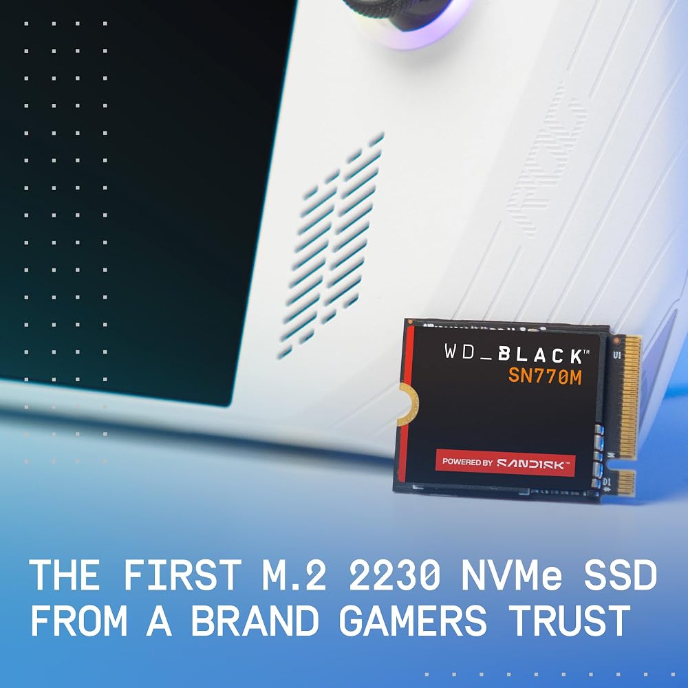 WDS100T3X0G [WD_BLACK SN770M NVMe SSD（1TB M.2(2230) PCIe Gen4 x4 NVMe 600TBW 5年保証）] 画像5