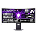【新品】LG 39インチ 有機EL ゲーミングモニター UltraGear 5K2K 165Hz 曲面 タンデムOLED USB-C給電90W ブラック 39GX950B-B