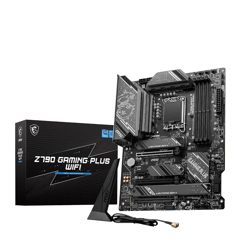 【新品】MSI マザーボード Z790 GAMING PLUS WIFI ATX LGA1700 DDR5 インテル第14・13・12世代Core対応 Wi-Fi 6E