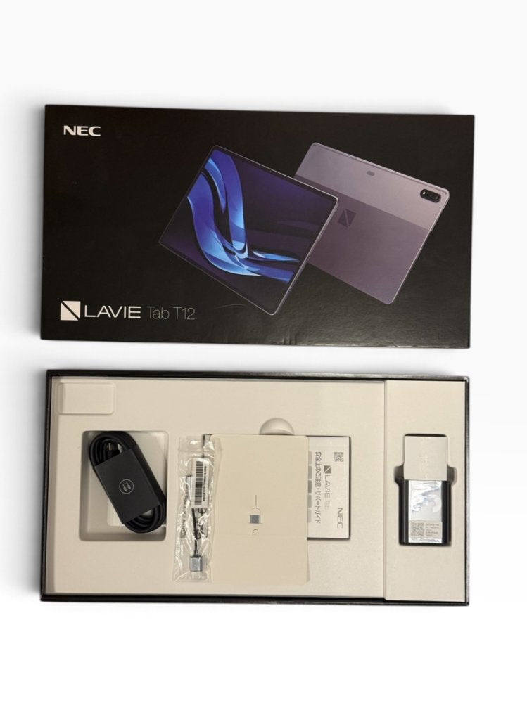 【中古】NEC タブレット LAVIE T12 12.6型 メモリ8GB 256GB Wi-Fiモデル ストームグレー PC-T1295DAS メーカー修理済み